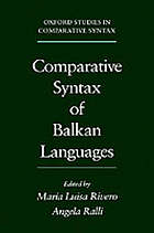 Comparative syntax of Balkan languages