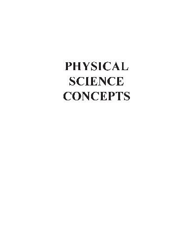 Physical Science Concepts