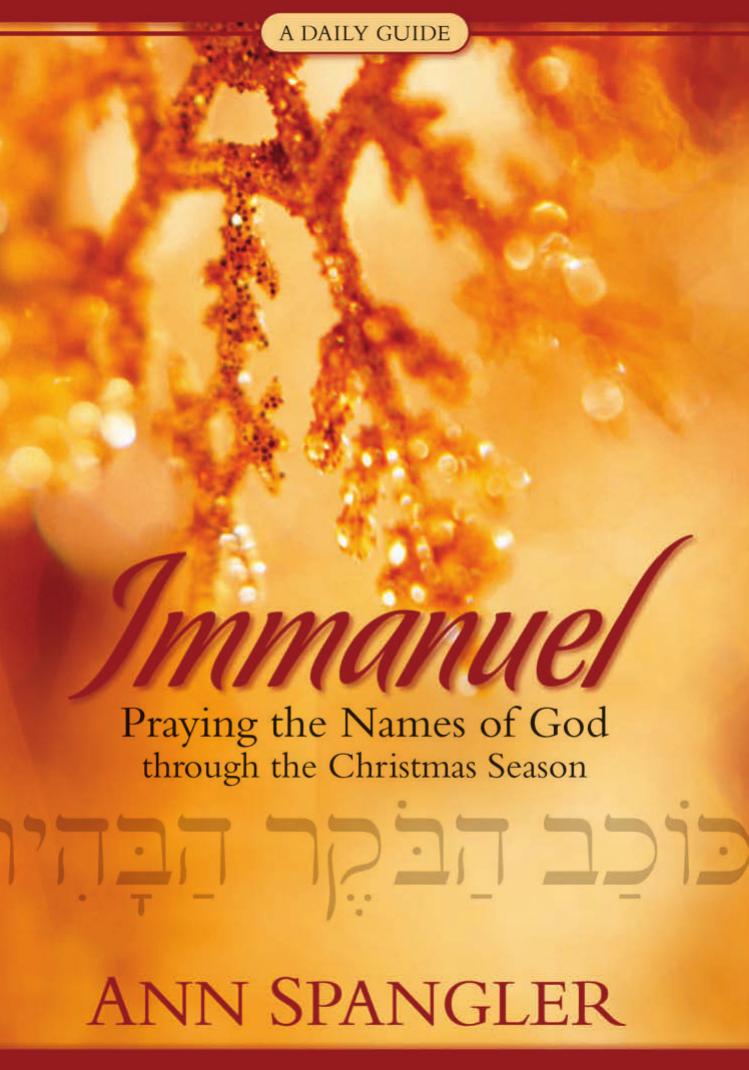 Immanuel: Praying the Names of God Through the Christmas Season