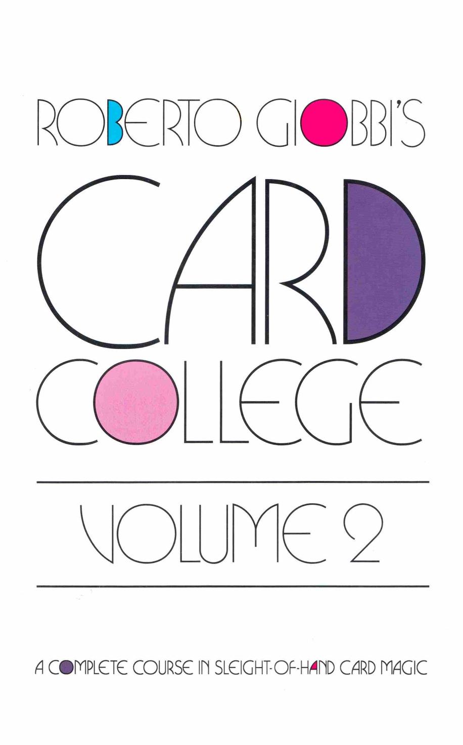 Card College Volume 2