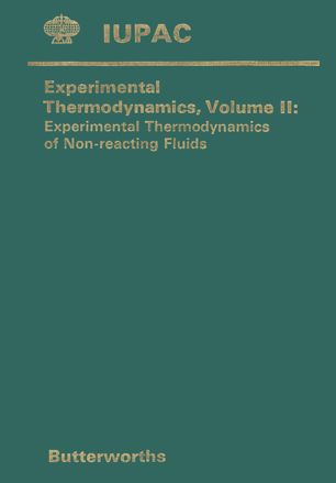 Experimental thermodynamics of non-reacting fluids