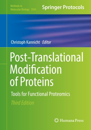 Post-translational modification of proteins : tools for functional proteomics