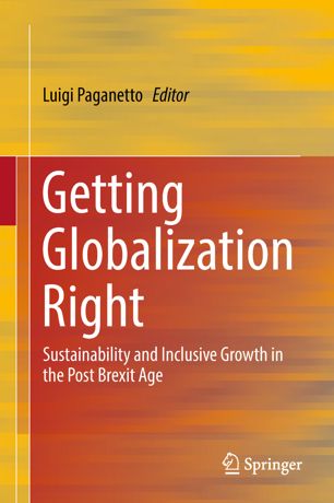 Getting globalization right : sustainability and inclusive growth in the post Brexit age