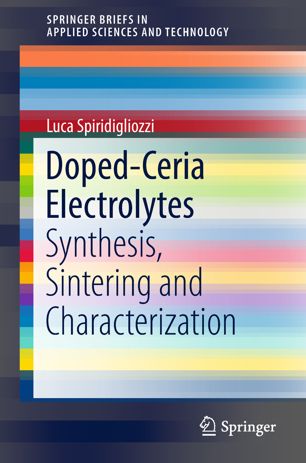 Doped-ceria electrolytes : synthesis, sintering and characterization