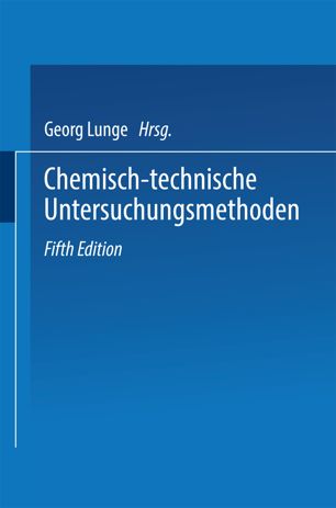 Chemisch-technische Untersuchungsmethoden