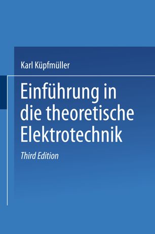 Einführung in die theoretische Elektrotechnik