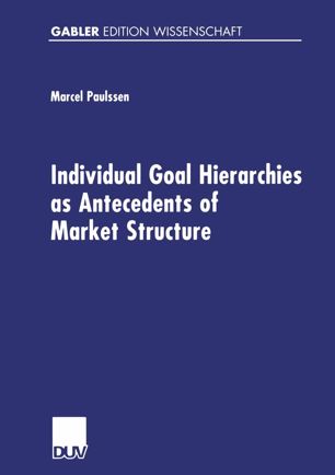 Individual goal hierarchies as antecedents of market structure