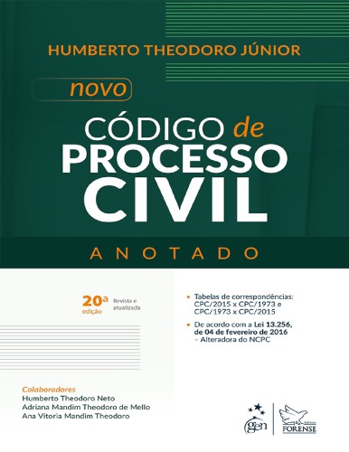 Novo Código de Processo Civil Anotado