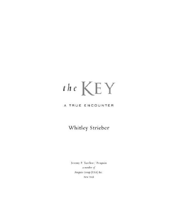 The Key- A True Encounter