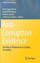 Anti-corruption evidence : the role of parliaments in curbing corruption