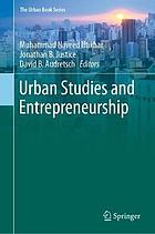 Urban studies and entrepreneurship