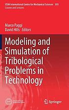 Modeling and simulation of tribological problems in technology