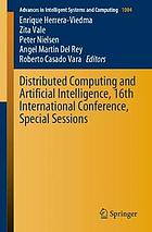 Distributed computing and artificial intelligence, 16th International Conference, special sessions