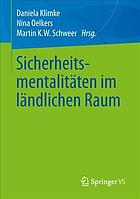 SICHERHEITSMENTALITTEN IM LNDLICHEN RAUM