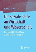 Die Soziale Seite an Wirtschaft Und Wissenschaft