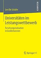 Universit�ten Im Leistungswettbewerb