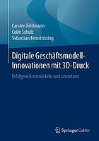 Digitale Gesch�ftsmodell-Innovationen Mit 3d-Druck