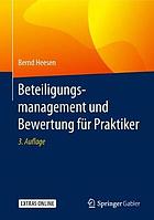 Beteiligungsmanagement Und Bewertung F�r Praktiker