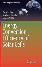 Energy conversion efficiency of solar cells