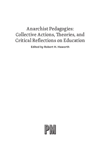 Anarchist Pedagogies