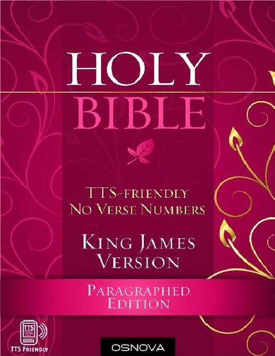 King James Bible (KJV) (TTS-friendly; no verse numbers)