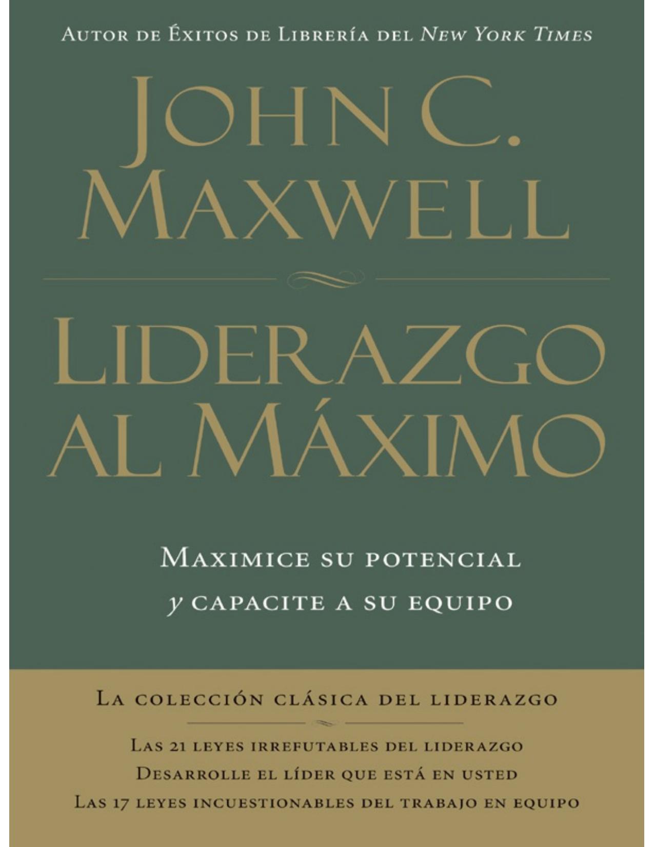 Liderazgo al máximo: Maximice su potencial y capacite a su equipo (Spanish Edition)