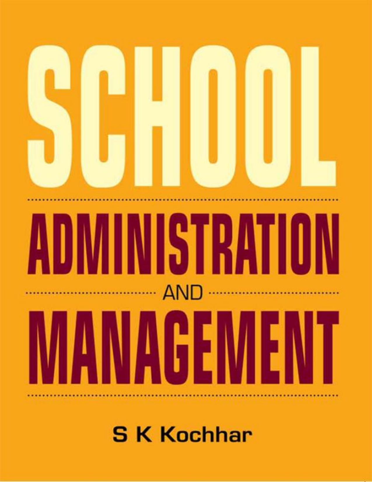 School Administration and Management