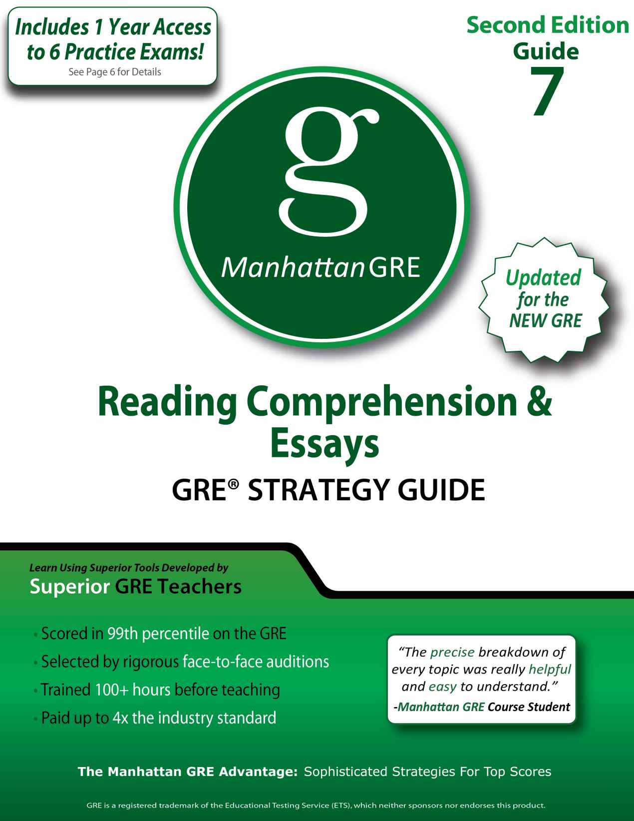 Reading Comprehension & Essays GRE Strategy Guide, 2nd Edition (Manhattan GRE Strategy Guides)