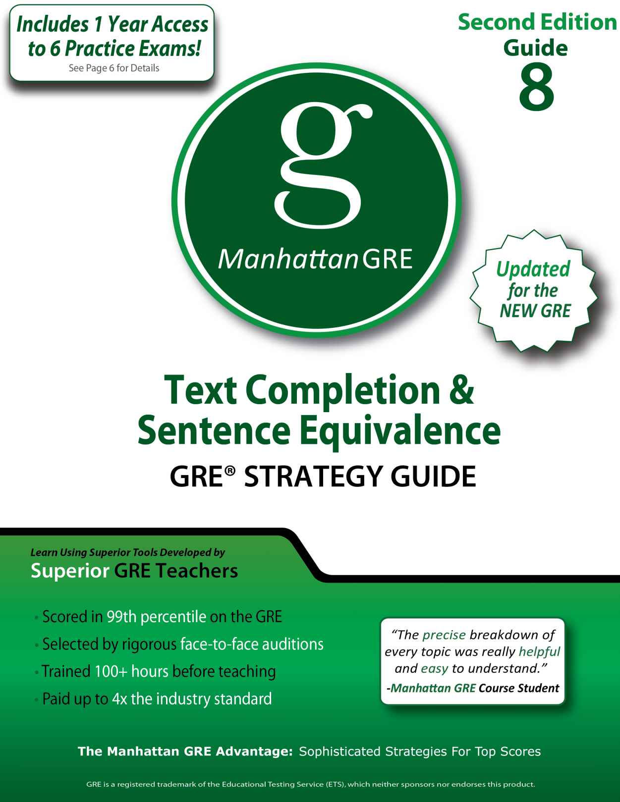 Text Completion & Sentence Equivalence GRE Strategy Guide, 2nd Edition (Manhattan GRE Strategy Guides)