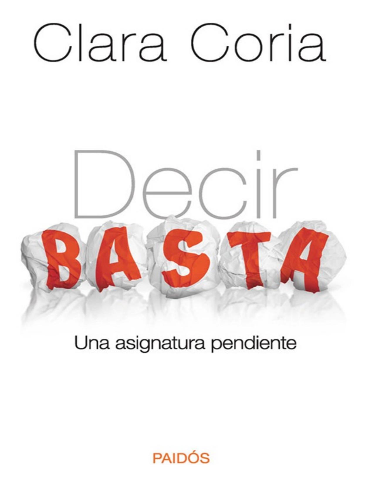 Decir basta (Spanish Edition)