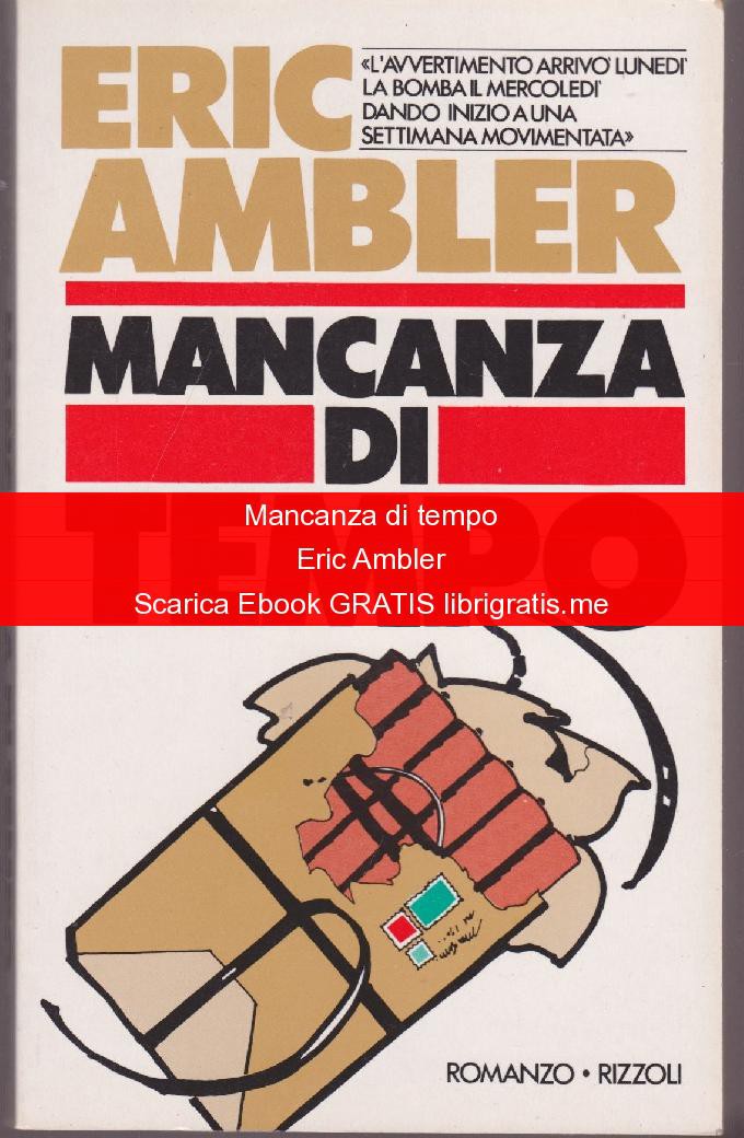 Mancanza di tempo.