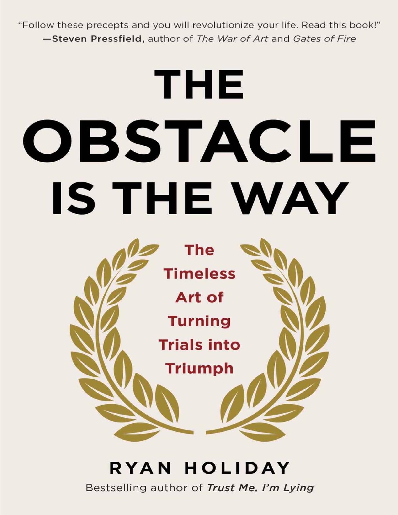 The obstacle is the way - PDFDrive.com