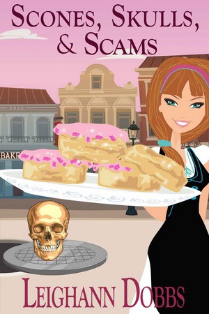 Scones, Skulls &amp; Scams (Lexy Baker Cozy Mystery Series Book 8)