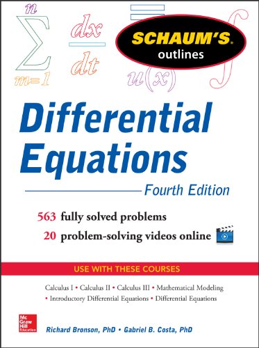 Schaum's Outline of Differential Equations, 4th Edition (Schaum's Outlines)