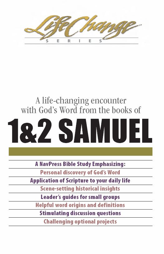 1 and 2 Samuel (LifeChange)