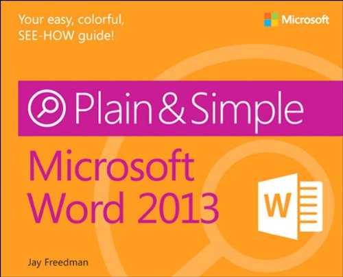 Microsoft Word 2013 Plain &amp; Simple