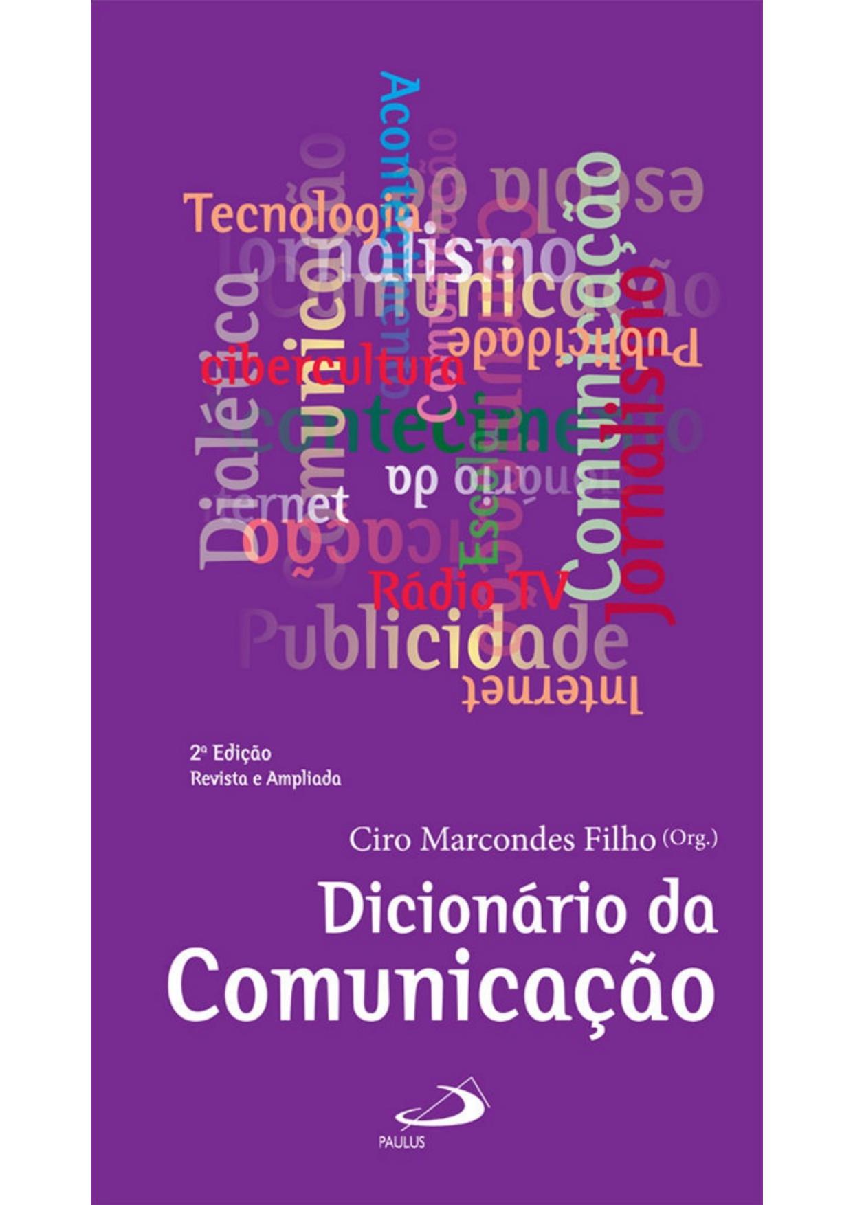 Dicionário da comunicação (Avulso)