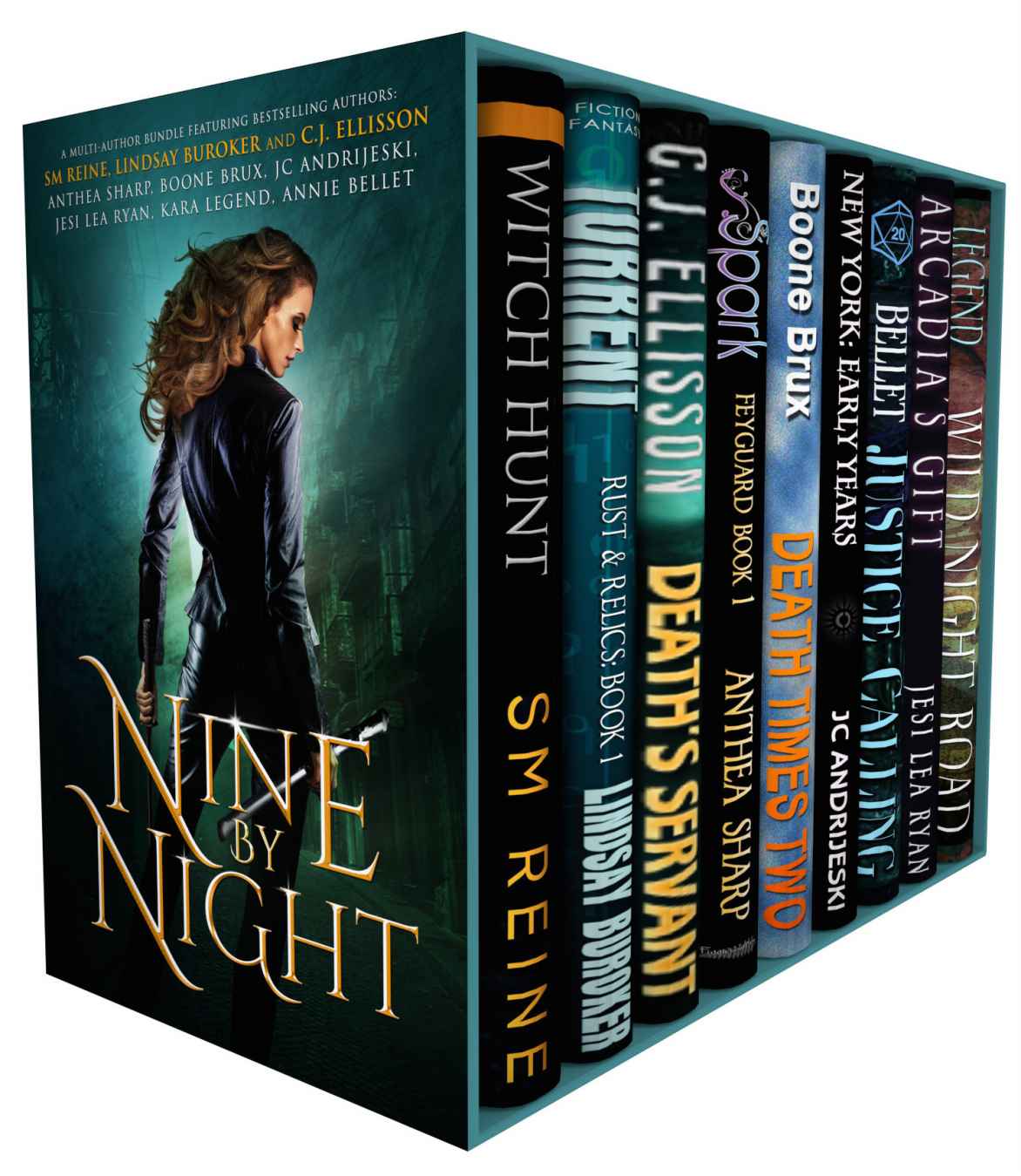 Nine by Night: A Multi-Author Urban Fantasy Bundle of Kickass Heroines, Adventure, & Magic