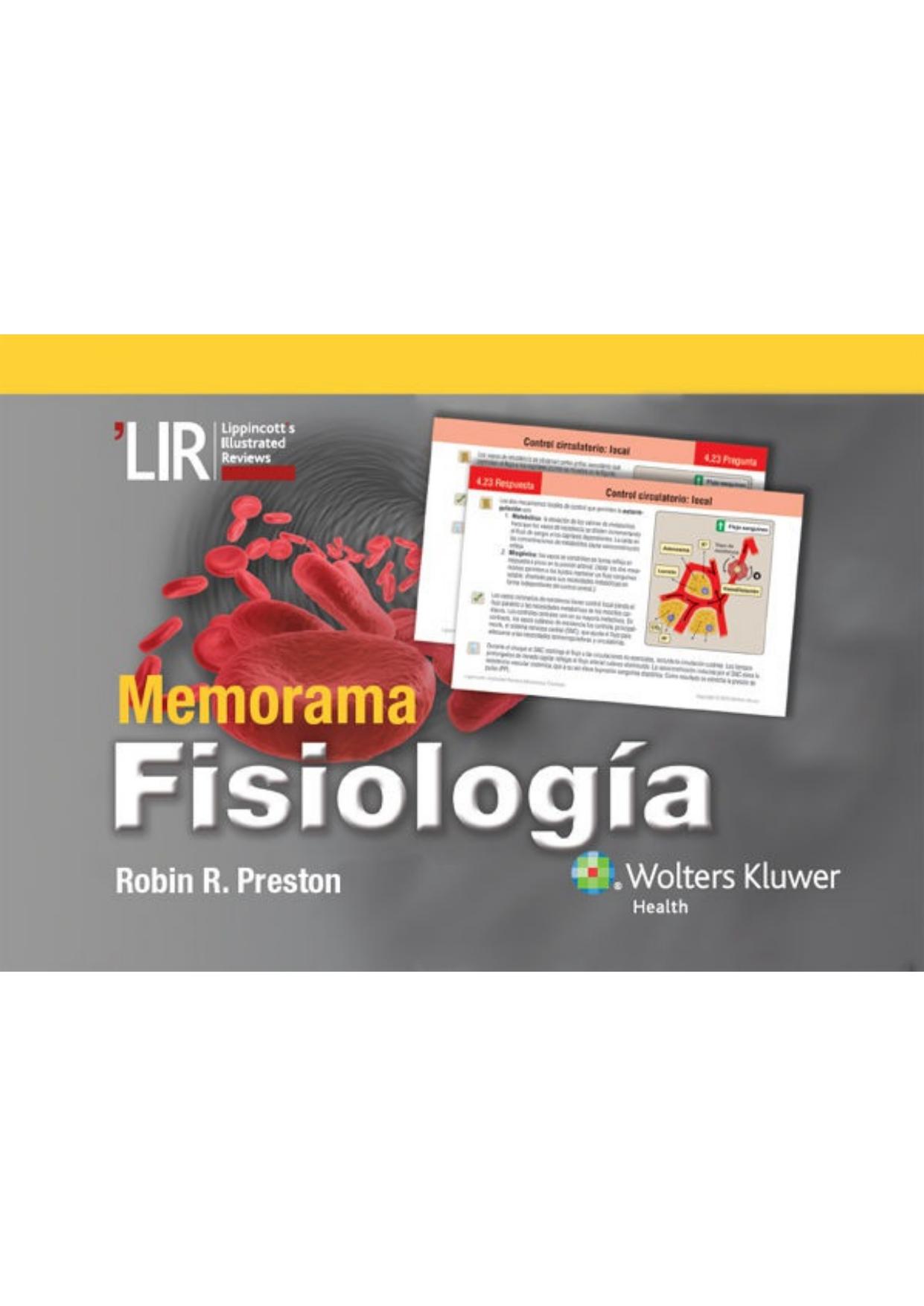 LIR Memorama: Fisiología (Lippincott Illustrated Reviews Series) (Spanish Edition)