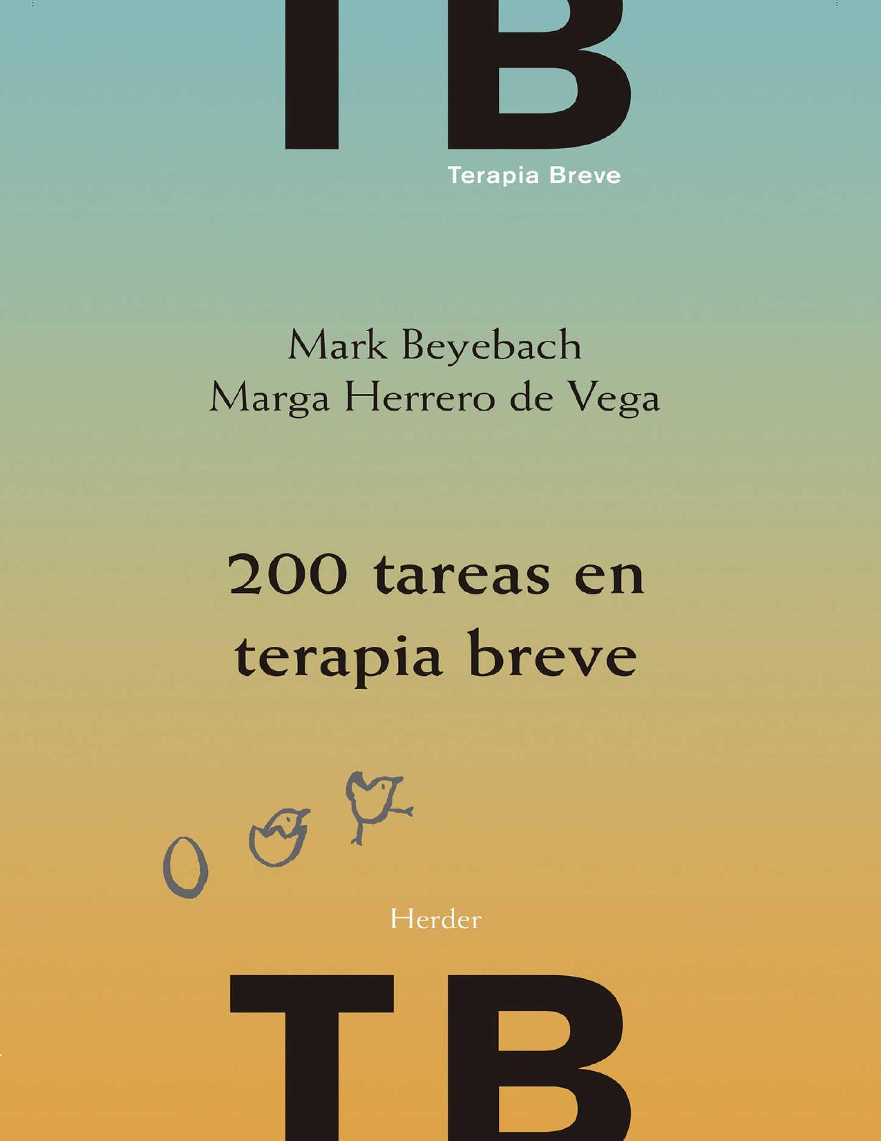 200 tareas en terapia breve: 2ª edición