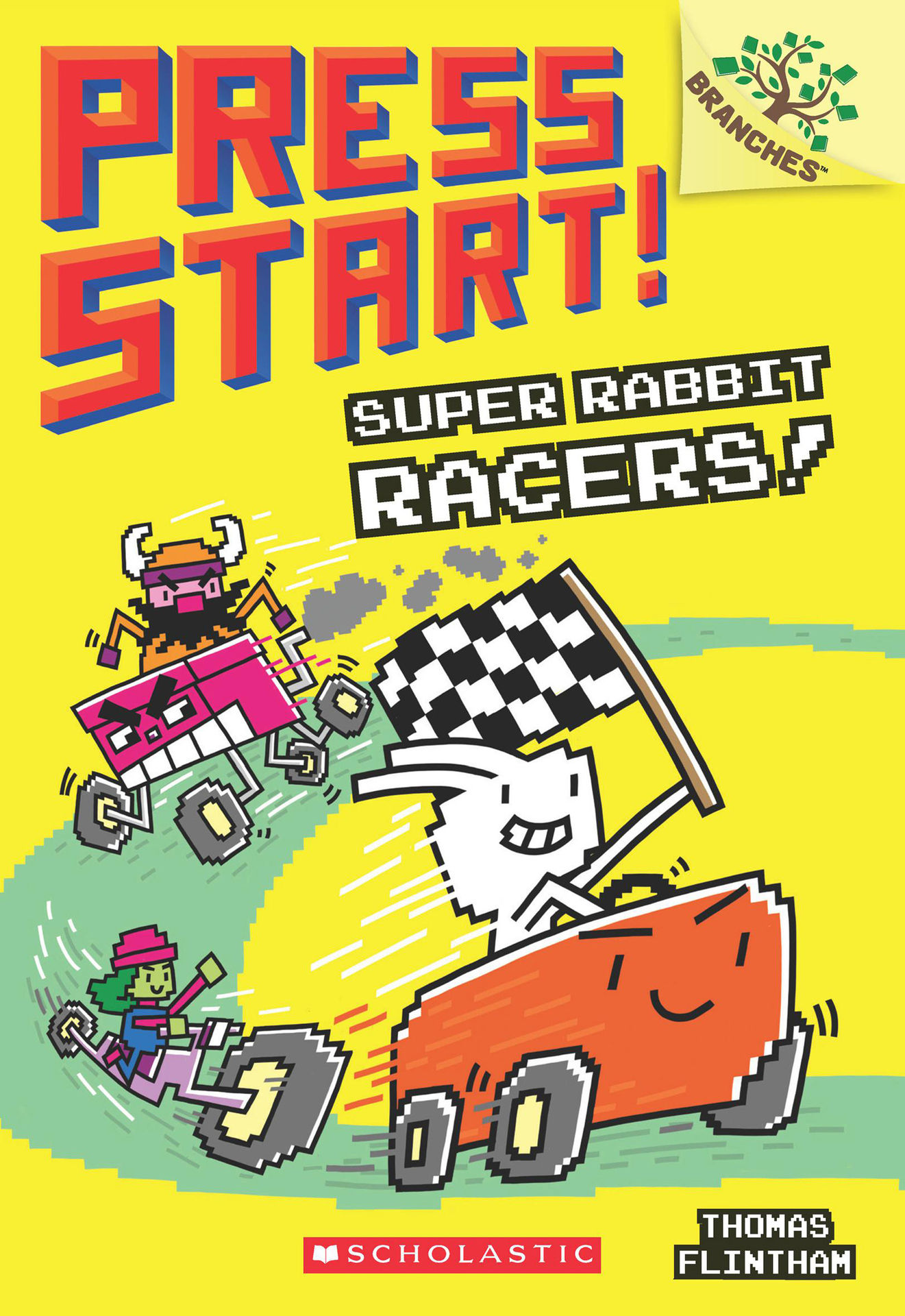 Super Rabbit Racers!: A Branches Book (Press Start! #3)