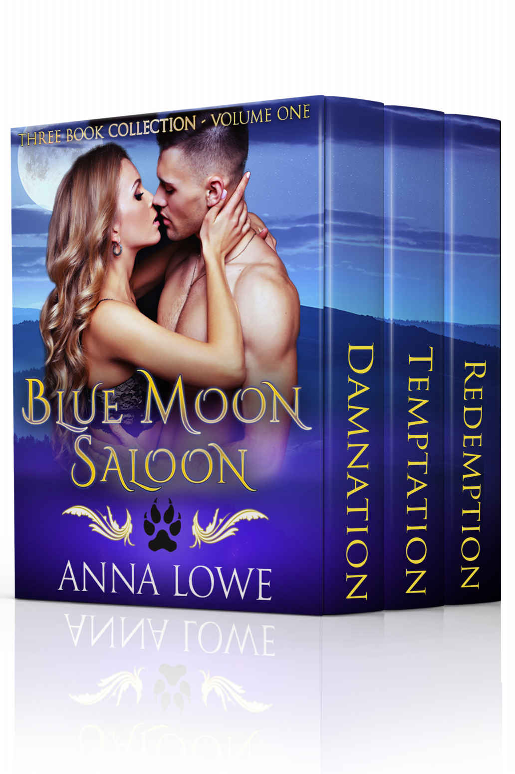 Blue Moon Saloon, Volume 1: Three-Book Collection (Bear-Wolf Shifter Forbidden Romance)