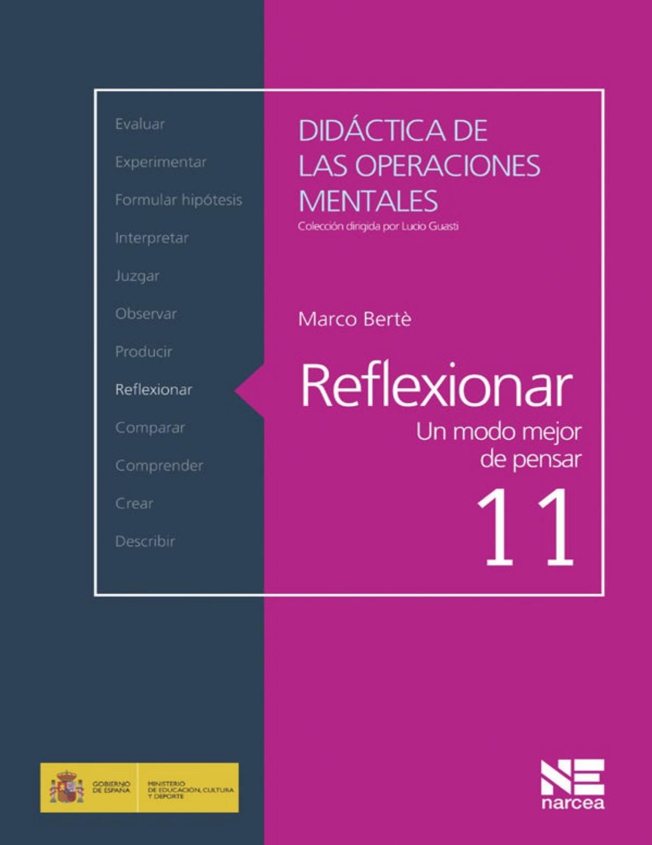 Reflexionar: Un modo mejor de pensar