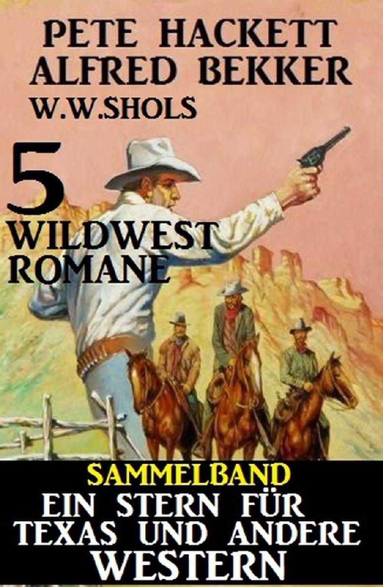 Sammelband 5 Wildwest-Romane: Ein Stern für Texas und andere Western (German Edition)