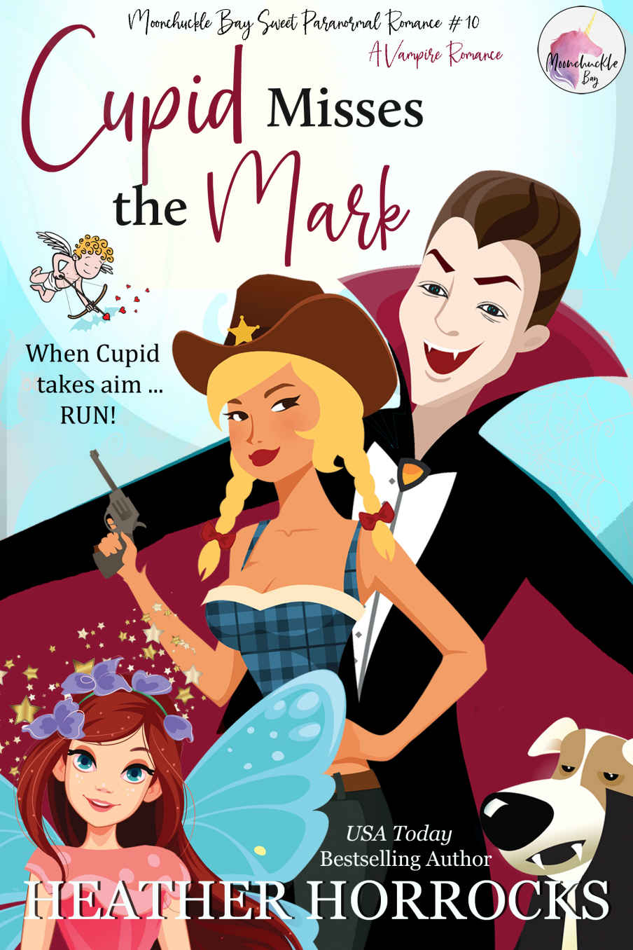 CUPID MISSES THE MARK (A Sweet Vampire Romance): Moonchuckle Bay Sweet Paranormal Romance #9