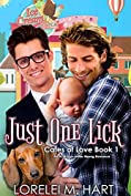 Just One Lick: An MM Non Shifter Mpreg Romance (Cafes of Love Book 1)