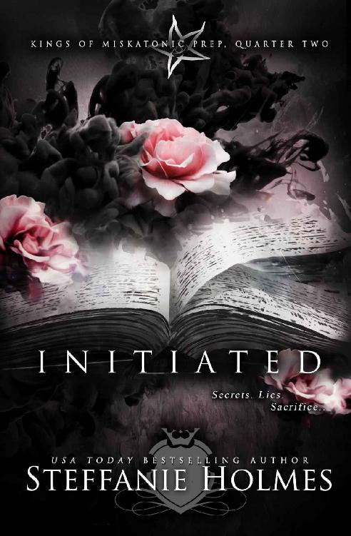 Initiated: a reverse harem bully romance (Kings of Miskatonic Prep Book 2)