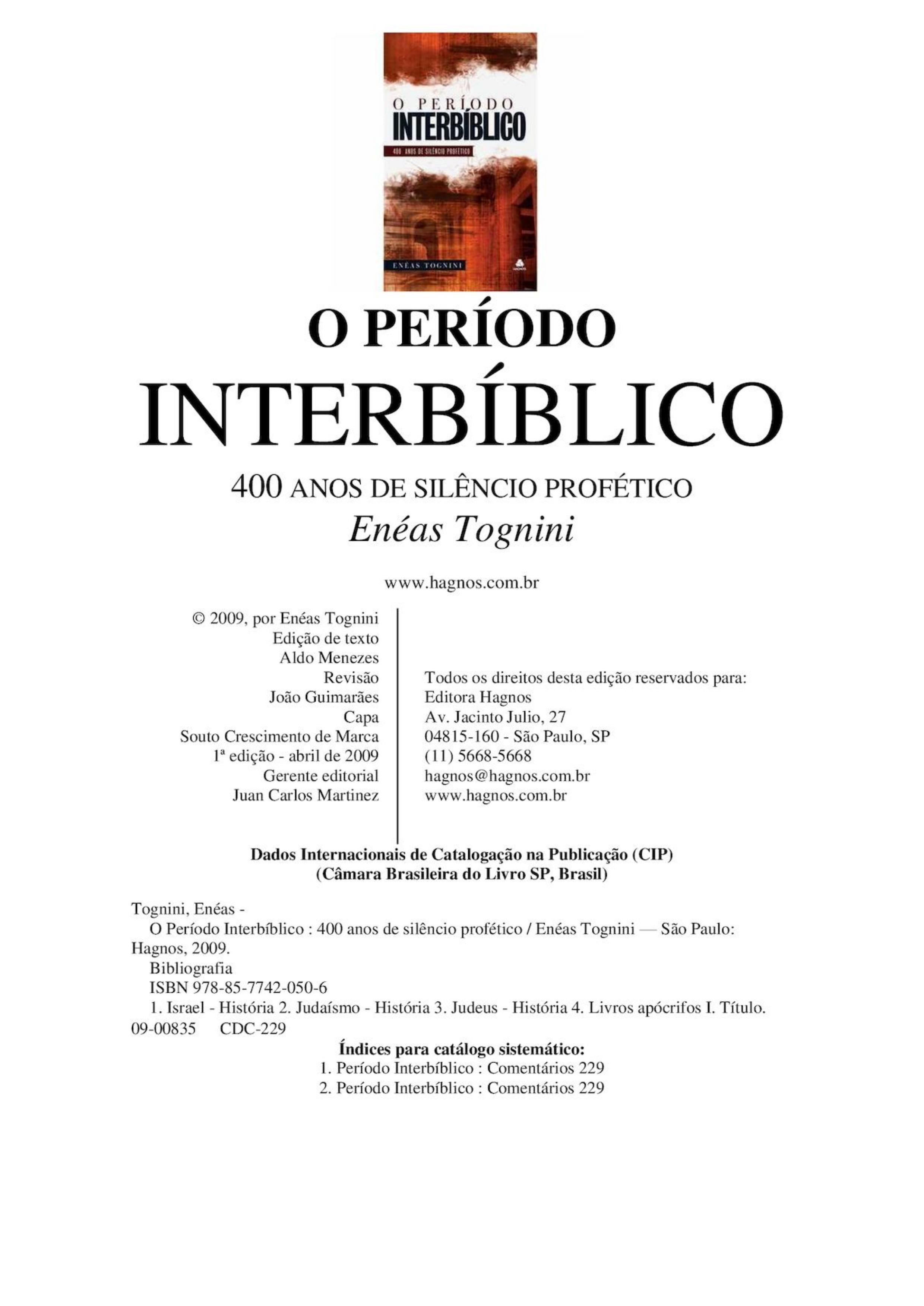 O PERÍODO INTERBÍBLICO: 400 Anos De Silêncio Profético