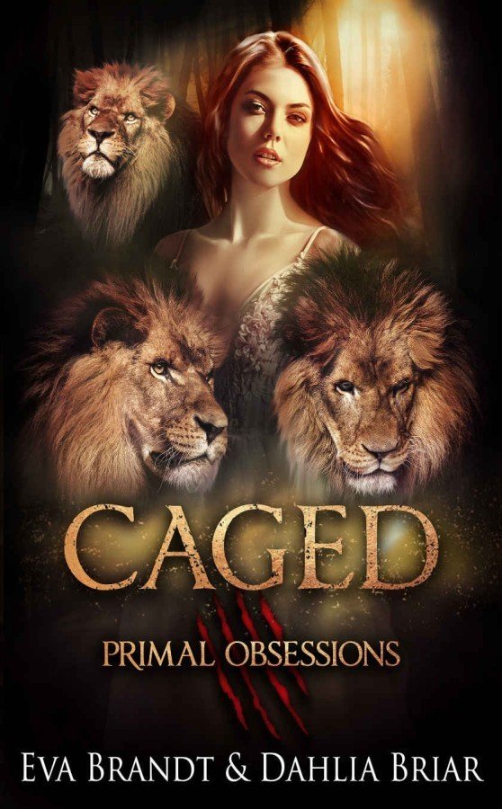 Caged: A Dark Reverse Harem Romance (Primal Obsessions Book 3)