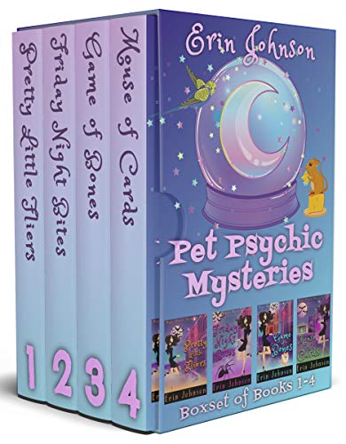 Pet Psychic Mysteries: Paranormal Cozy Boxset Books 1-4 (Magic Market Mysteries Book 1)
